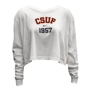 Nike 1957 Cotton Crop Top - White